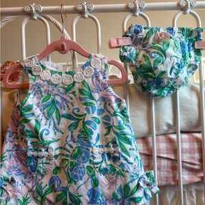Lilly Pulitzer Dress and Bloomers Set